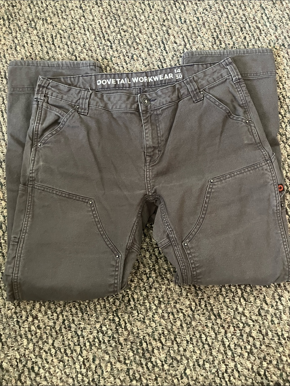 Dovetail workwear ladies Gray Work Pants